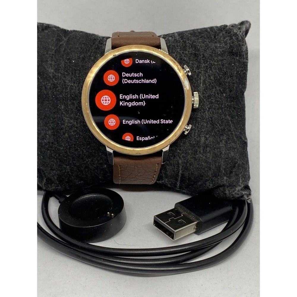 Fossil Gen 4 Authentic Digital Dial Smart Watch Custom Band FTW6016 LT346